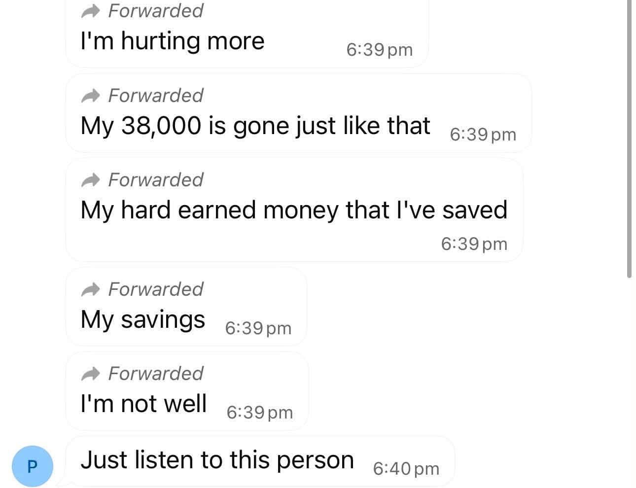 A frustrated CWPC investor shared this online.