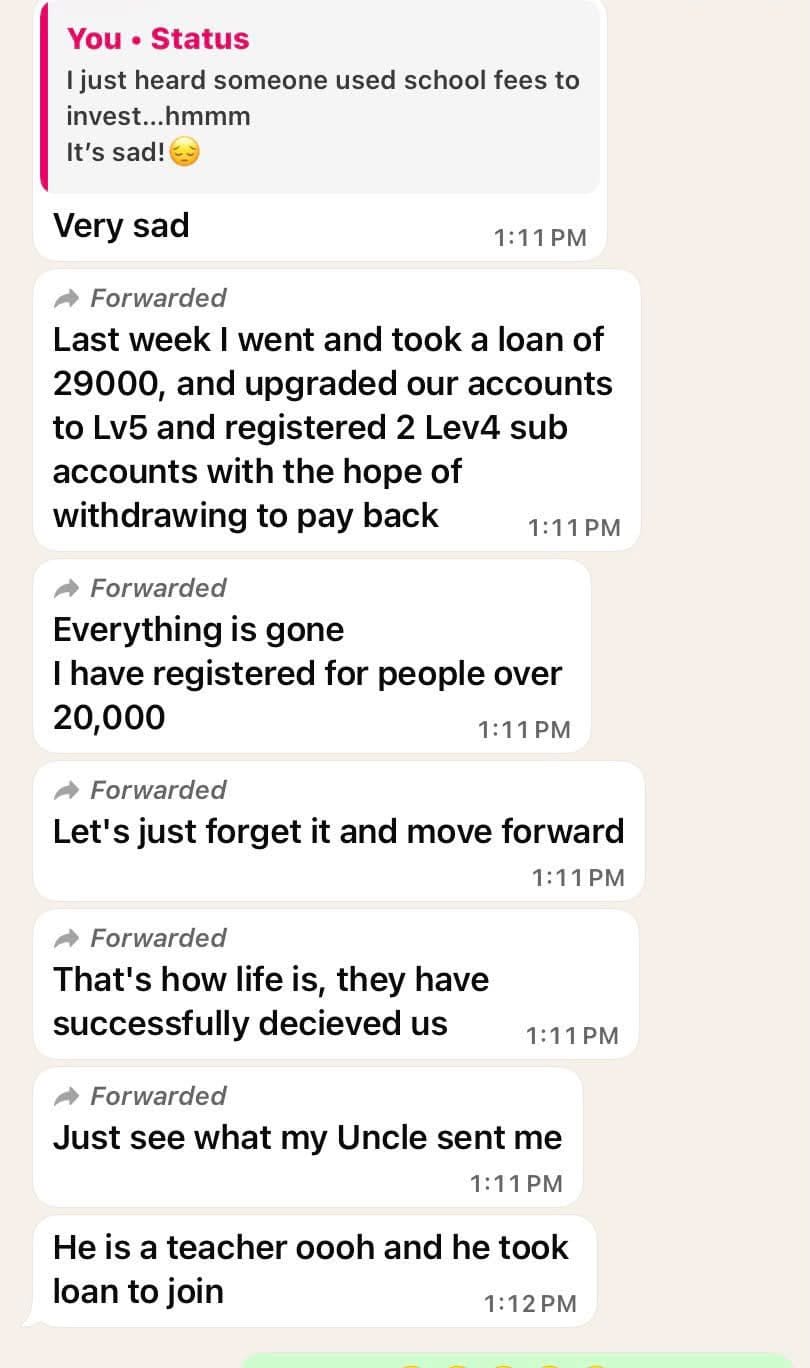 A frustrated CWPC investor shared this online.