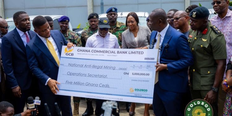 GoldBod Donates GH¢5m and Pickups to Support Fight Against Galamsey
