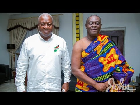 Dormaahene hails Mahama for setting Ghana in the right direction
