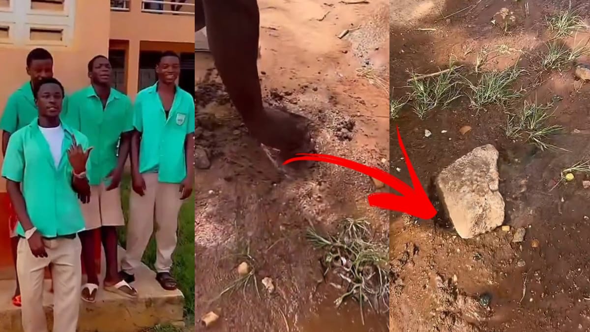 Graduating Hohoe E.P. SHS Students Vandalize Campus Water Pipeline in Viral Video