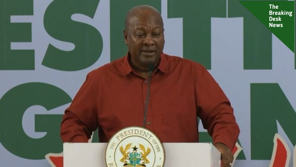 Mahama Dismisses Third-Term Debate, Focuses on Delivering Promises