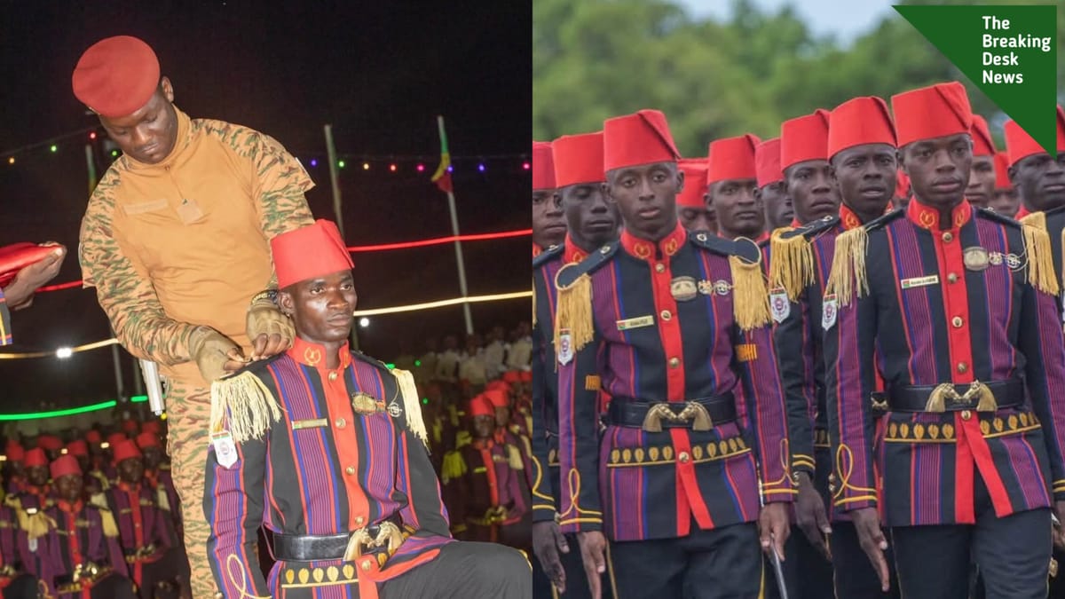 Burkina Faso Unveils Handwoven Fabric Uniforms for Officer Cadets