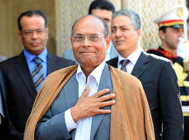 Tunisia Sentences Ex-President Marzouki to 22 Years in Absentia