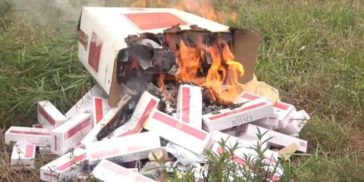 NACOC, Police Destroy Seized Drugs in Savannah Region; Six Arrested