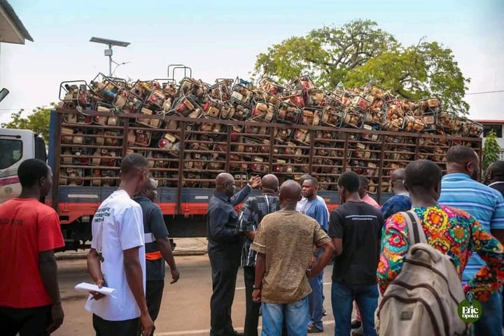 Ghana Distributes 900 Seized Galamsey Water Pumps to Farmers for Irrigation