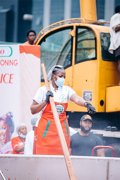 Hilda Baci Sets Guinness World Record with Largest Serving of Nigerian Jollof Rice