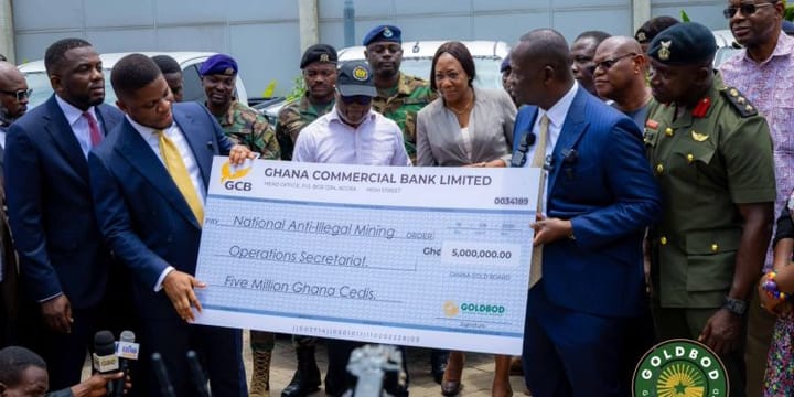 GoldBod Donates GH¢5m and Pickups to Support Fight Against Galamsey