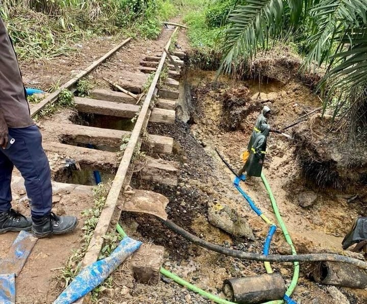 Twelve Illegal Miners Arrested for Destroying Takoradi–Nsuta Railway Line