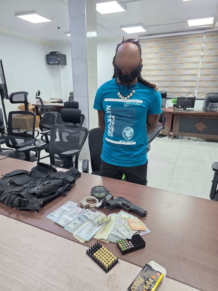 Police Arrest Man with Fake Dollars and a Pistol in Ablekuma