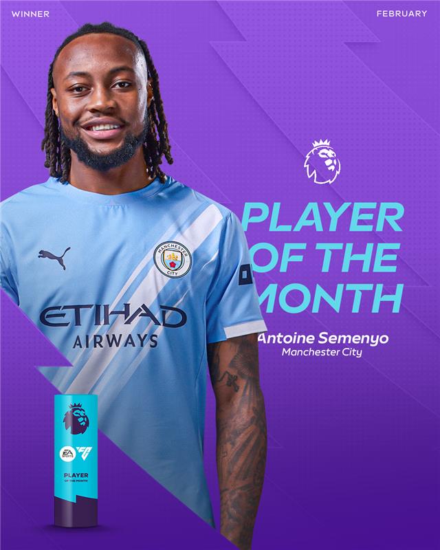 Antoine Semenyo Wins Premier League Player of the Month for February