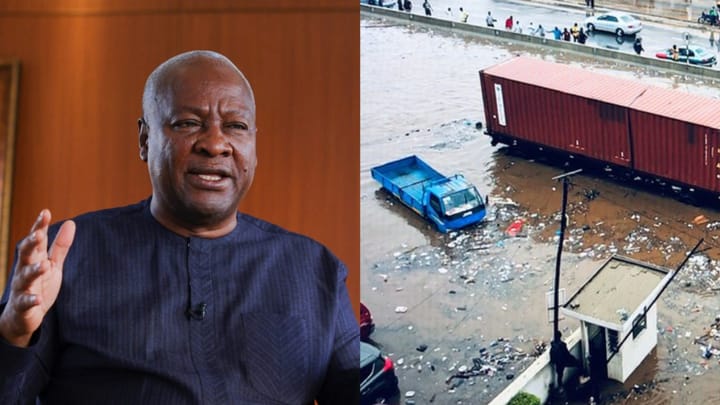 Accra Floods: Mahama Directs Release of GHC300m Relief Fund